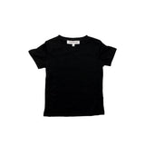 Kids Black Back Logo'd Tee